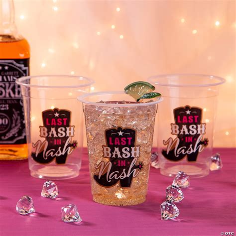 Bulk 50 Ct Bachelorette Nash Bash Disposable Plastic Cups Oriental