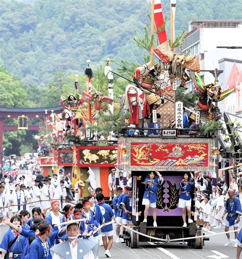 豪華山車6基、敦賀港町を練る まつり最終日、4年ぶり練り歩く Fukui若狭oneweb 福井「若狭路」の観光サイト