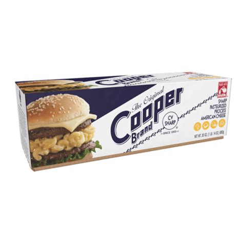 Cooper® Sharp White – 30 oz Loaf – Cooper Cheese