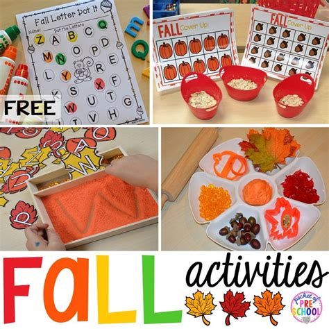 Fall Themed Activities For Little Learners