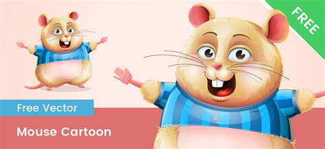 Free Cute Mice Vector Character Vectorcharacters