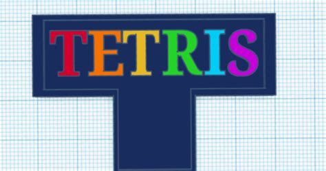 Tetris logo by Vojta | Download free STL model | Printables.com