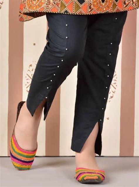 Latest Black Trouser Design For Girls