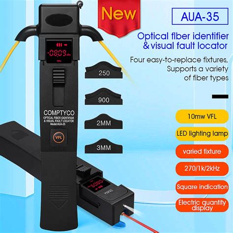 High Performance AUA 35 40 Optical Fiber Identifier 800 1700 Nm SM MM