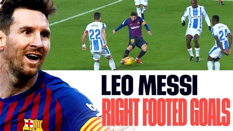 Tous les buts de Messi avec sa droite Vidéos football