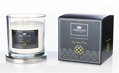 Newgrange Luxury Fragrance Candle Lemongrass Fusion 390g Uk