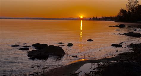 Dawn on Lake Champlain, New York side