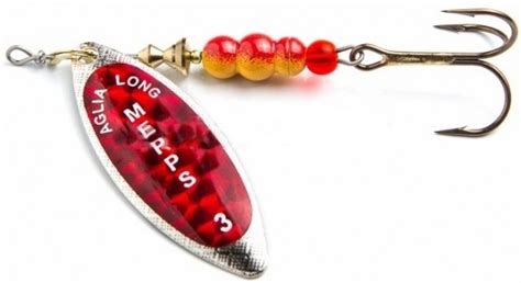 Блесна Mepps Aglia Long Redbo/серебро