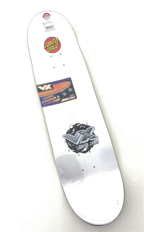 Skateboard Santa Cruz Deck Wooten Ominous Silver 8 5 VX Technology