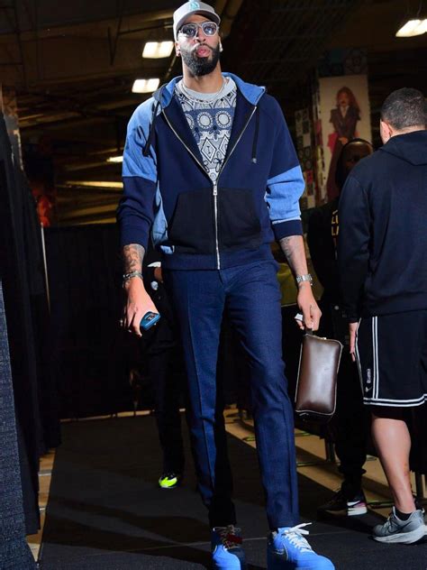 Anthony Davis Colorblock Zip Hoodie Dior X Shawn Tee And Nike X Off