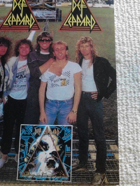 Def Leppard Concert & Hysteria Album Cover Art Postcard [Stationery ...