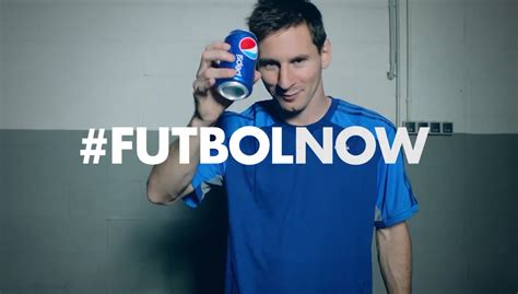 Wm Jahr Pepsico Steigert Spendings Und Macht Sich Mit Messi Warm