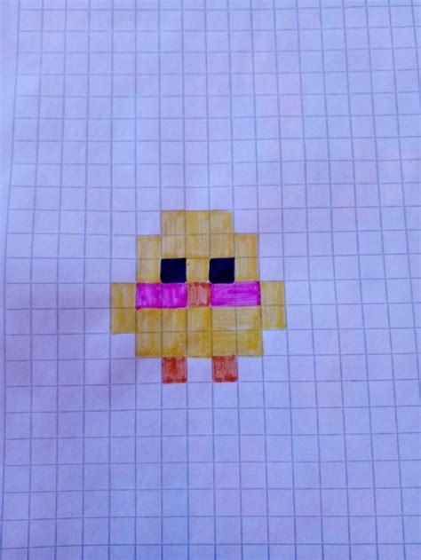 Pollito A Pixel🐥🐤 En 2023 Dibujos Garabateados Dibujitos Sencillos Dibujos En Cuadricula