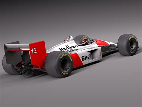 Mp Ayrton Senna F D Turbosquid