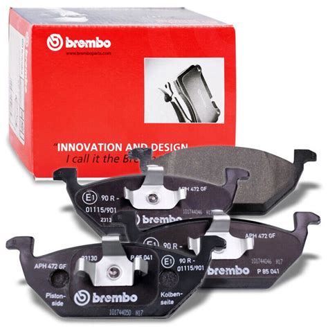 BREMBO BREMSBELAEGE BREMSEN VORNE P 06 088X OHNE WARNKONTAKT FUER BMW