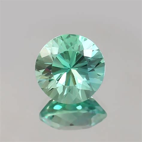 Aaa Fine Natural Flawless Ceylon Green Sapphire Loose Round Gemstone