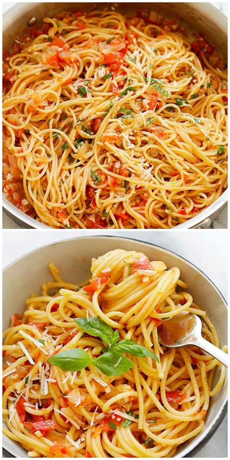 One Pan Pasta Recipe Easy Pasta Recipes Pasta Dinner Recipes Yummy