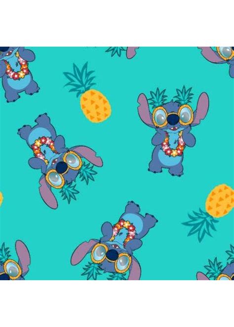 Disney Lilo And Stitch Pineapple Elly Prins Machine Quilting