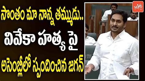 CM YS Jagan Reacts On YS Vivekananda Reddy Case In AP Assembly