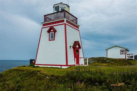 Lighthouse, St. Anthony, Fishing Point Park, Newfoundland, Canada ...