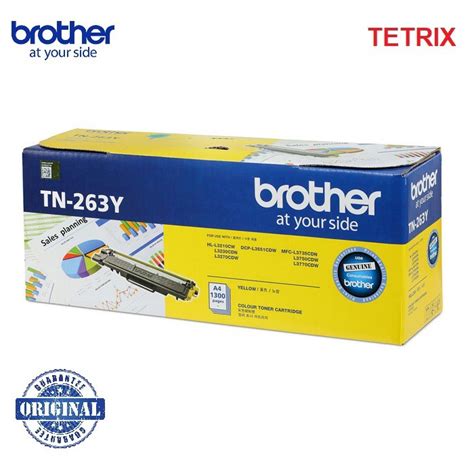 Brother Tn 263y Original Toner Cartridge Hl L3230cdn Dcp L3551cdw