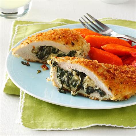 Spinach And Feta Stuffed Chicken Recipe How To Make It Taste Of Home