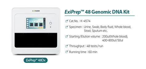 Exiprep™ 48 Genomic Dna Kit