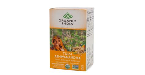 Organic India Tulsi Tea Ashwagandha Organic Azure Standard