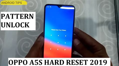 Oppo A S Hard Reset Pattern Unlock Youtube