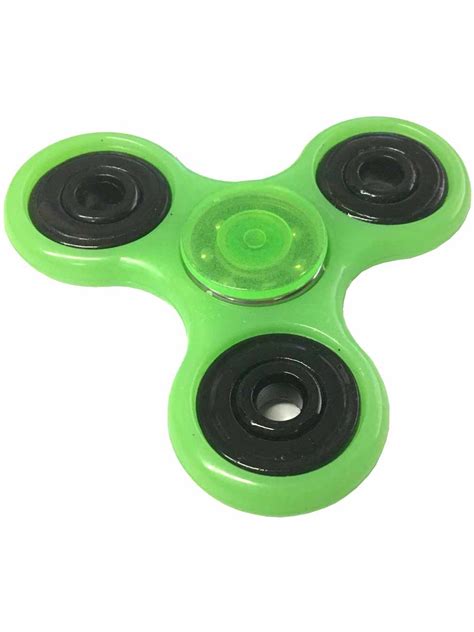 Fidget Spinner High Speed Green Glow In The Dark Relief Toy Walmart