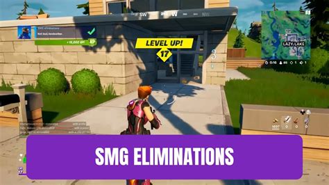 Fortnite Smg Eliminations Epic Quest Guide Youtube