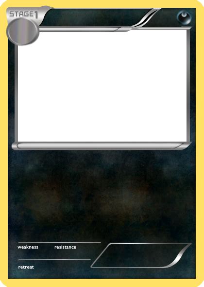 pokemon card Blank Template - Imgflip