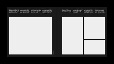 coffee table book grid system  indesign sans behance