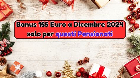 Bonus Euro A Dicembre Per Alcuni Pensionati Inps