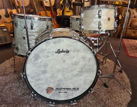 Wfl Ludwig Vintage Trommesæt White Marine Pearl