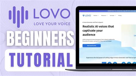 Lovo AI Tutorial For Beginners 2023 The Best AI Voice Generator