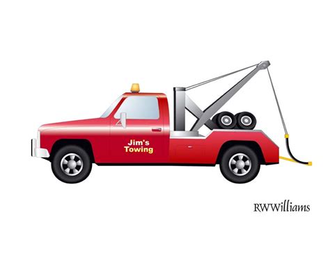 Fun and Playful Cartoon Tow Truck Pictures for Your Design Projects