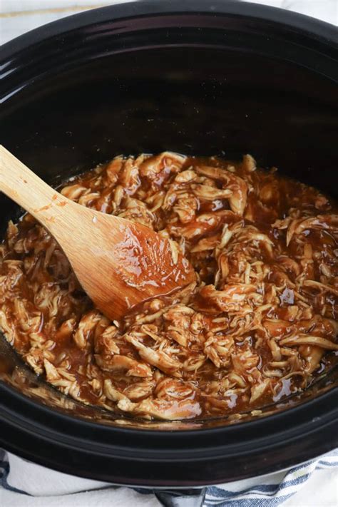 Crockpot Shredded Bbq Chicken When Is Dinner