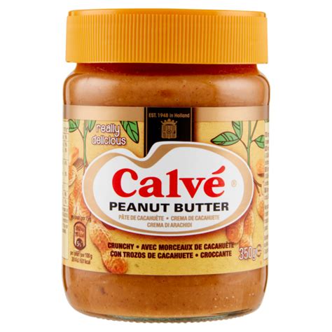 Peanut Butter Burro Di Arachidi Crunchy G Calv Dambros Ipermercato