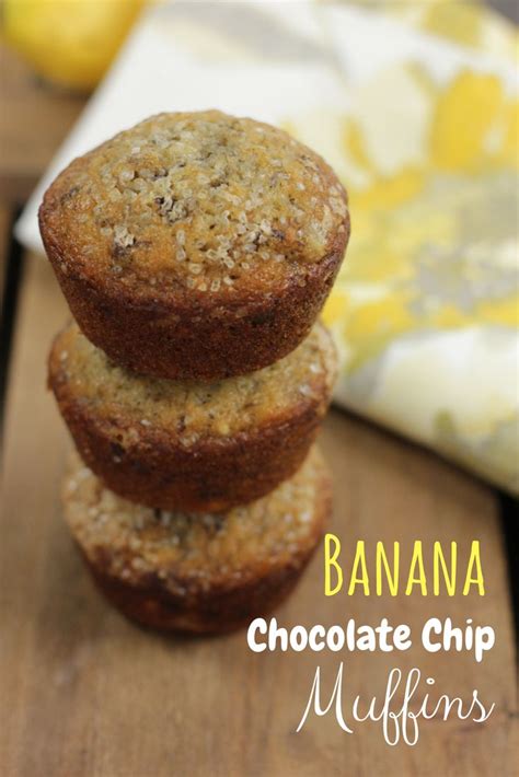 Moist Sweet Banana Chocolate Chip Muffins Recipe Apan