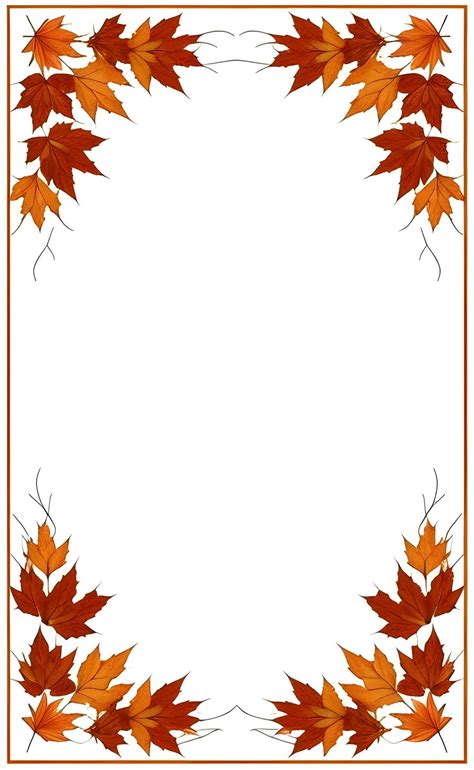 AI generated Thanksgiving border frame illustration 34800359 Stock Photo at Vecteezy