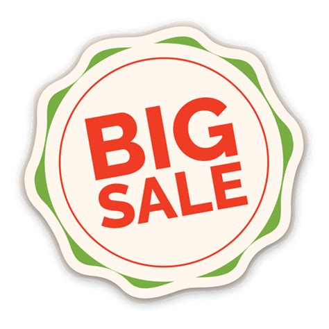 Colorful Big Sale Label Png And Svg Design For T Shirts