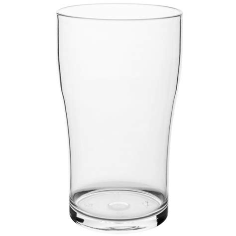 Set 12 Vasos Tipo Pinta 69 Cl Irrompible Policarbonato