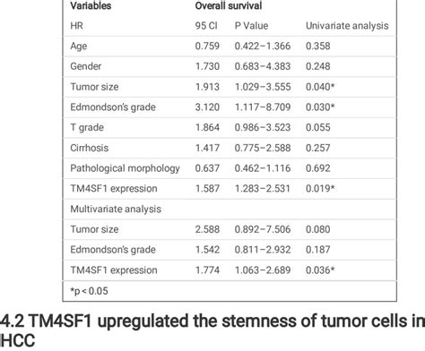 Univariate And Multivariate Cox Regression Analysis Of Overall Survival