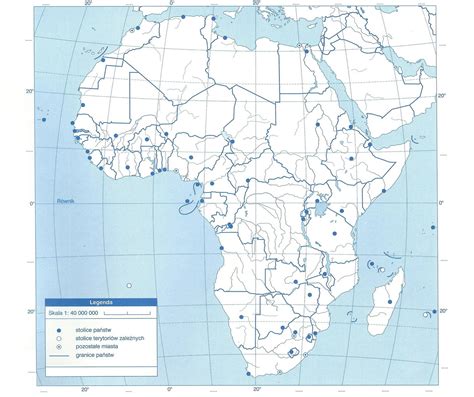 Geografia I Turystyka Mapy Konturowe Kontynenty