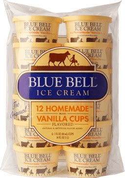 Blue Bell Ice Cream Cups