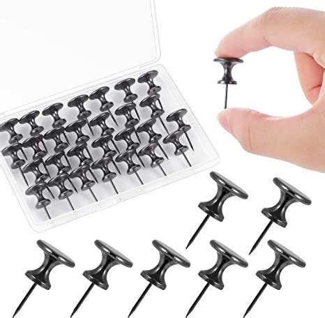 Amazon.com: 30 Count Metal Giant Push Pins, Jumbo Push Pins 1.14 Inch ...