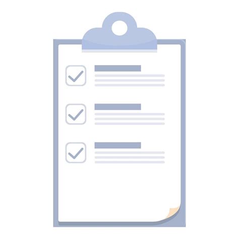 Clipboard Showing Completed Checklist For Efficient Task Management