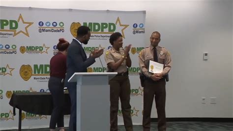 Miami Dade Officer Honored For Brave Actions After His Fellow Officers Were Injured By Armed