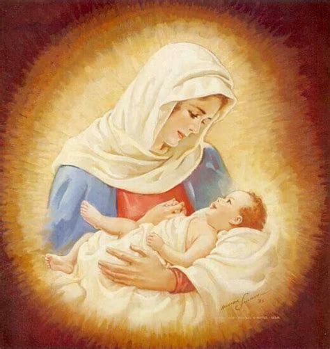 Blessed Mother And Infant Jesus Jesus Artists Mary And Jesus Blessed Mother Mary